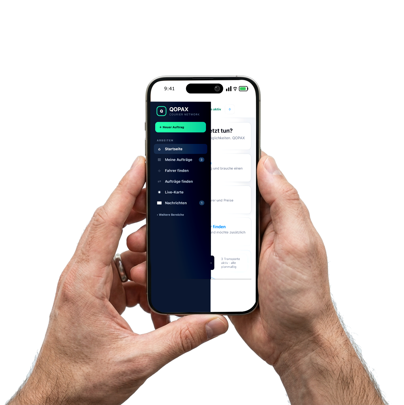 QOPAX Kurierdienstleistungen APP